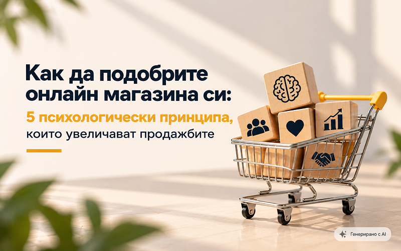 Как да подобрите онлайн магазина си: 5 психологически принципа, които увеличават продажбите