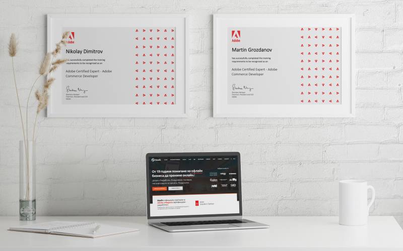 Сертификатът Adobe Commerce Developer Expert: Потвърждение на високото ниво на технически умения и експертиза на разработчиците в Stenik