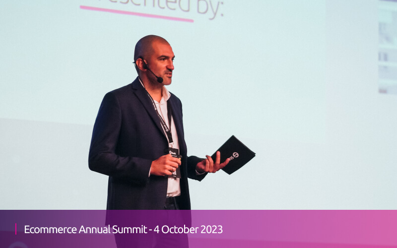 "Bridging the gap between web and mobile commerce in the most efficient way.” – презентацията, която Стефан Чорбанов представи в рамките на eCommerce Annual Summit 2023