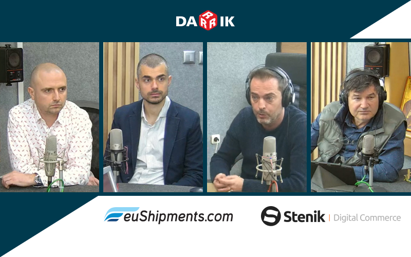 Stenik с участие в рубрика за електронна търговия в България и чужбина в националния ефир на Дарик радио