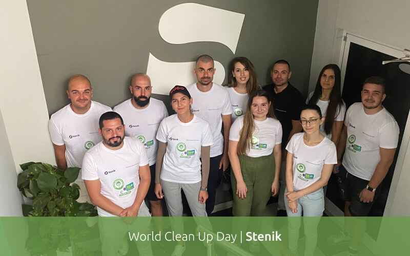 Stenik се включи в почистването на България в World Clean Up Day