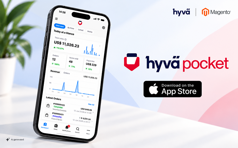 Hyvä Pocket: Продажби, поръчки и ключови данни от Magento директно на телефона