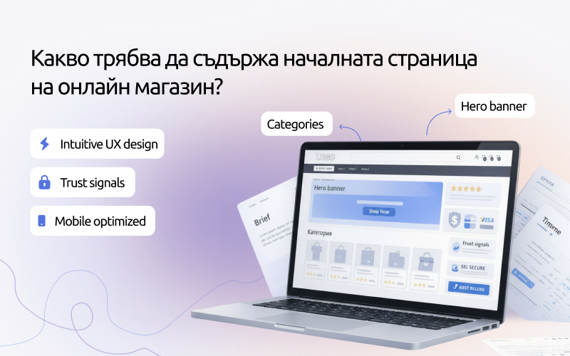 Какво трябва да съдържа началната страница на онлайн магазин?